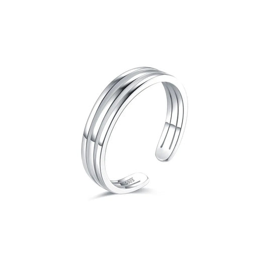 Triple Band Toe Ring